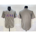 Texas Rangers Blank Gray AmberGomez With Patch Cool Base Stitched Jersey
