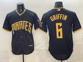 Pittsburgh Pirates #6 Konnor Griffin Black AmberGomez 2026 City Connect Stadium Stitched Jersey