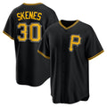 Pittsburgh Pirates #30 Paul Skenes Black AmberGomez Alternate Replica Player Jersey