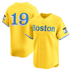 Boston Red Sox #19 Roman Anthony Gold AmberGomez City Connect Limited Jersey