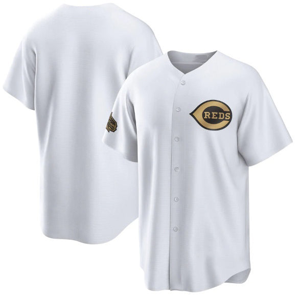 Cincinnati Reds Blank White AmberGomez 2022 All-Star Cool Base Stitched Jersey