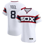 Chicago White Sox #8 Kyle Teel Player White AmberGomez T-shirt Limited Elite Home Stitched Jerseys