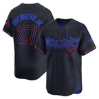 Toronto Blue Jays #27 Vladimir Guerrero Jr. Black AmberGomez 2024 City Connect Limited Player Jersey