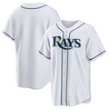 Tampa Bay Rays White AmberGomez Home Big & Tall Replica Jersey