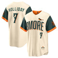 Baltimore Orioles #7 Jackson Holliday Natural AmberGomez 2026 City Connect Stadium Jersey