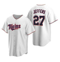 Minnesota Twins #27 Ryan Jeffers White AmberGomez Cool Base Stitched Jersey