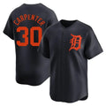 Detroit Tigers #30 Kerry Carpenter Player Navy AmberGomez Home Limited Stitched Jerseys