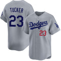 Los Angeles Dodgers #23 Kyle Tucker Gray AmberGomez 2026 Limited Stitched Jersey