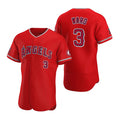 Los Angeles Angels #3 Waylor Ward AmberGomez Red Flex Base Stitched Jersey