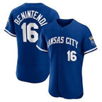 Kansas City Royals #16 Andrew Benintendi Blue AmberGomez Flex Base Stitched Jersey