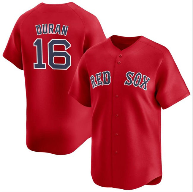 Boston Red Sox #16 Jarren Duran Red AmberGomez 2024 Alternate Limited Stitched Jersey