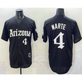 Arizona Diamondbacks #4 Ketel Marte Black AmberGomez Vapor Premier Limited Stitched Jersey