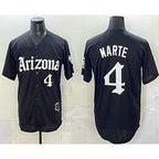 Arizona Diamondbacks #4 Ketel Marte Black AmberGomez Vapor Premier Limited Stitched Jersey
