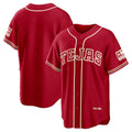 Texas Rangers Red AmberGomez 2026 City Connect Stadium Jersey
