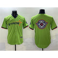 Houston Astros Team Big Logo Green AmberGomez 2025 City Connect Limited Stitched Jersey