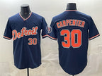 Detroit Tigers #30 Kerry Carpenter Navy AmberGomez 2026 Alternate Vapor Premier Limited Stitched Jersey