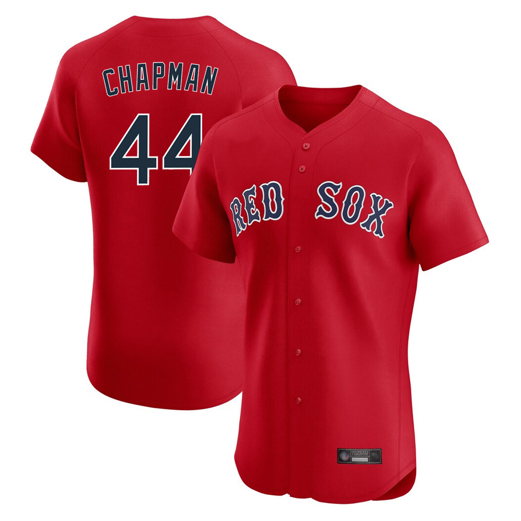 Boston Red Sox #44 Aroldis Chapman Player Red AmberGomez Limited Elite Home Game Stitched Jerseys1