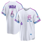 Kansas City Royals #6 Jonathan India Player White AmberGomez 2026 City Connect Limited Home Stitched Jerseys