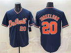 Detroit Tigers #20 Spencer Torkelson Navy AmberGomez 2026 Alternate Vapor Premier Limited Stitched Jersey
