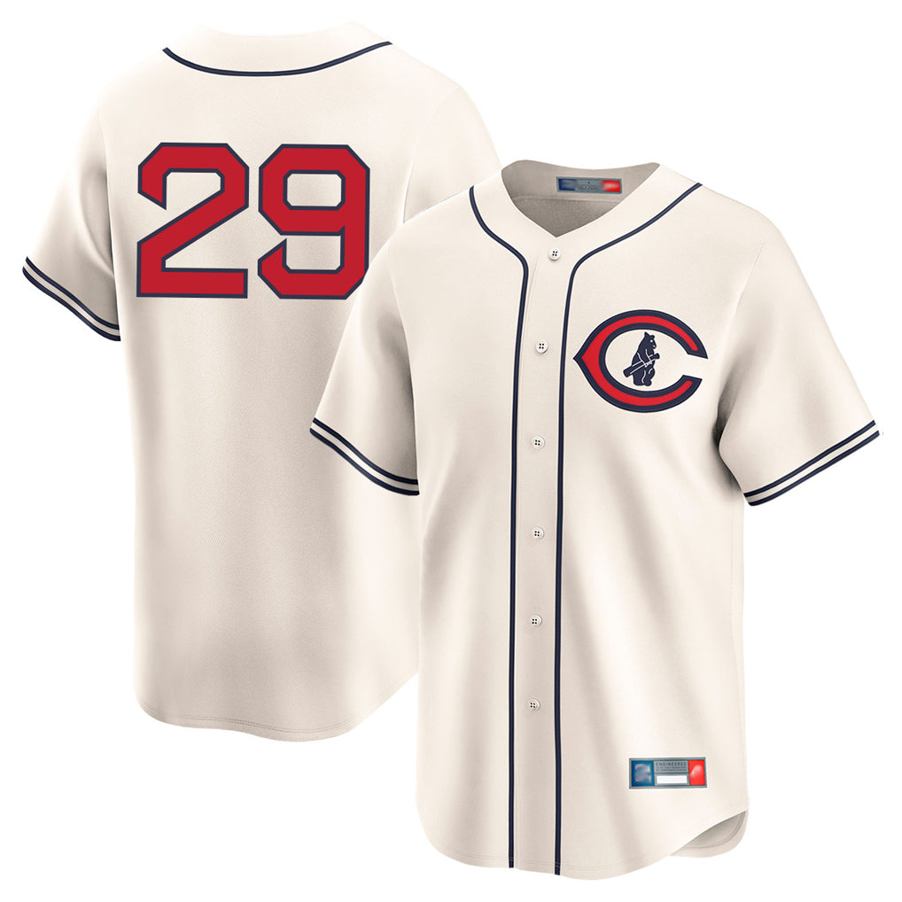 Chicago Cubs #29 Michael Busch Player Cream AmberGomez Field of Dreams Limited Home Game Stitched Jerseys
