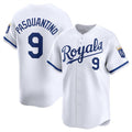 Kansas City Royals #9 Vinnie Pasquantino White AmberGomez 2024 Home Limited Stitched Jersey