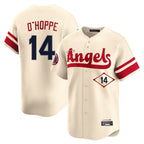Los Angeles Angels #14 Logan O'Hoppe Player Cream AmberGomez City Connect Limited Home Stitched Jerseys