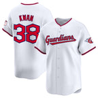 Cleveland Guardians #38 Steven Kwan White AmberGomez Home Limited Stitched Jersey