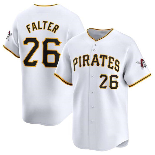 Pittsburgh Pirates #26 Bailey Falter White AmberGomez Home Limited Stitched Jersey