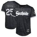 Chicago White Sox #25 Andrew Vaughn Player Black AmberGomez City Connect Home Game Stitched Jerseys