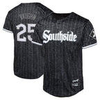 Chicago White Sox #25 Andrew Vaughn Player Black AmberGomez City Connect Home Game Stitched Jerseys
