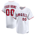 Custom Los Angeles Angels White AmberGomez Home Limited Jersey
