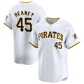 Pittsburgh Pirates #45 Andrew Heaney White AmberGomez 2025 Home Limited Stitched Jersey