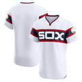 Chicago White Sox White AmberGomez Alternate Vapor Premier Elite Patch Jersey