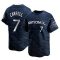 Arizona Diamondbacks #7 Corbin Carroll Player Royal AmberGomez Limited National League Game All-Star Stitched Jerseys