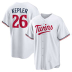 Minnesota Twins #26 Max Kepler White AmberGomez Home Replica Player Logo Jersey
