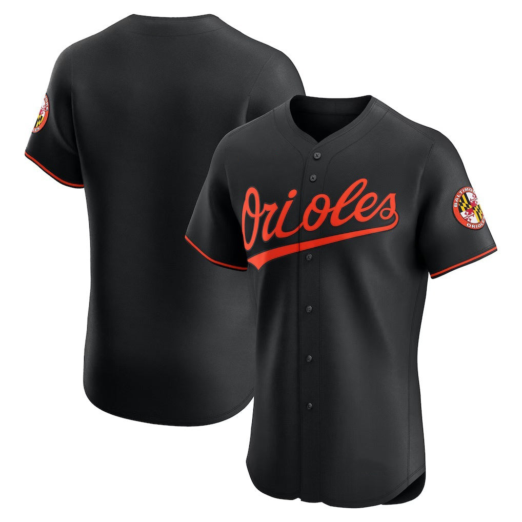 Baltimore Orioles Black AmberGomez Alternate Elite Jersey