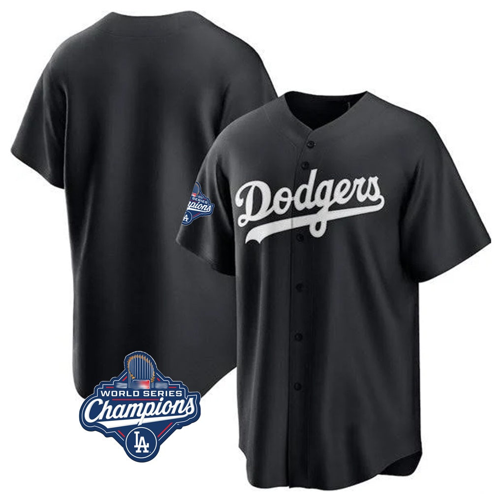 Los Angeles Dodgers Blank Player Black AmberGomez Pitch Fashion World Series Meet T-shirt Stitched Jerseys