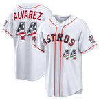 Houston Astros #44 Yordan Alvarez 2026 All-Star Edition Stars & Stripes White AmberGomez Stadium Jersey