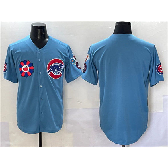 Chicago Cubs Blank Blue AmberGomez 2025 Tokyo Series 2nd Alternate Limited Stitched Jersey