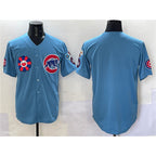 Chicago Cubs Blank Blue AmberGomez 2025 Tokyo Series 2nd Alternate Limited Stitched Jersey