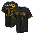 Chicago Cubs #18 Shota Imanaga Player Black AmberGomez Snake Skin City Game Stitched Jerseys