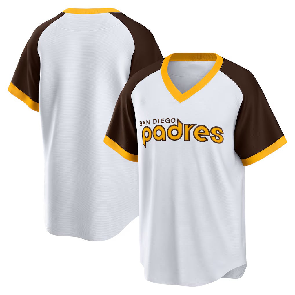 San Diego Padres White AmberGomez Home Cooperstown Collection Team Jersey