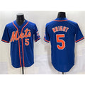 New York Mets #5 David Wright Blue AmberGomez Cool Base Stitched Jersey