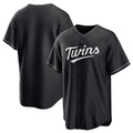 Minnesota Twins Blank Black AmberGomez Lights Out Limited Stitched Jersey