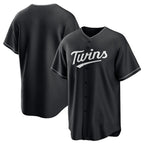 Minnesota Twins Blank Black AmberGomez Lights Out Limited Stitched Jersey