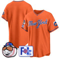 New York Mets Blank Orange AmberGomez 2025 Spring Training Stitched Jersey