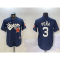 Houston Astros #3 Jeremy Pena Black AmberGomez Cactus Jack Vapor Premier Stitched Jersey