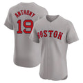 Boston Red Sox #19 Roman Anthony Player Gray AmberGomez Road Limited Elite Home Game Stitched Jerseys1
