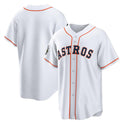 Houston Astros Blank White AmberGomez 2022 World Series Home Stitched Jersey