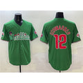 Philadelphia Phillies #12 Kyle Schwarber Green AmberGomez Phanatic Limited Stitched Jersey
